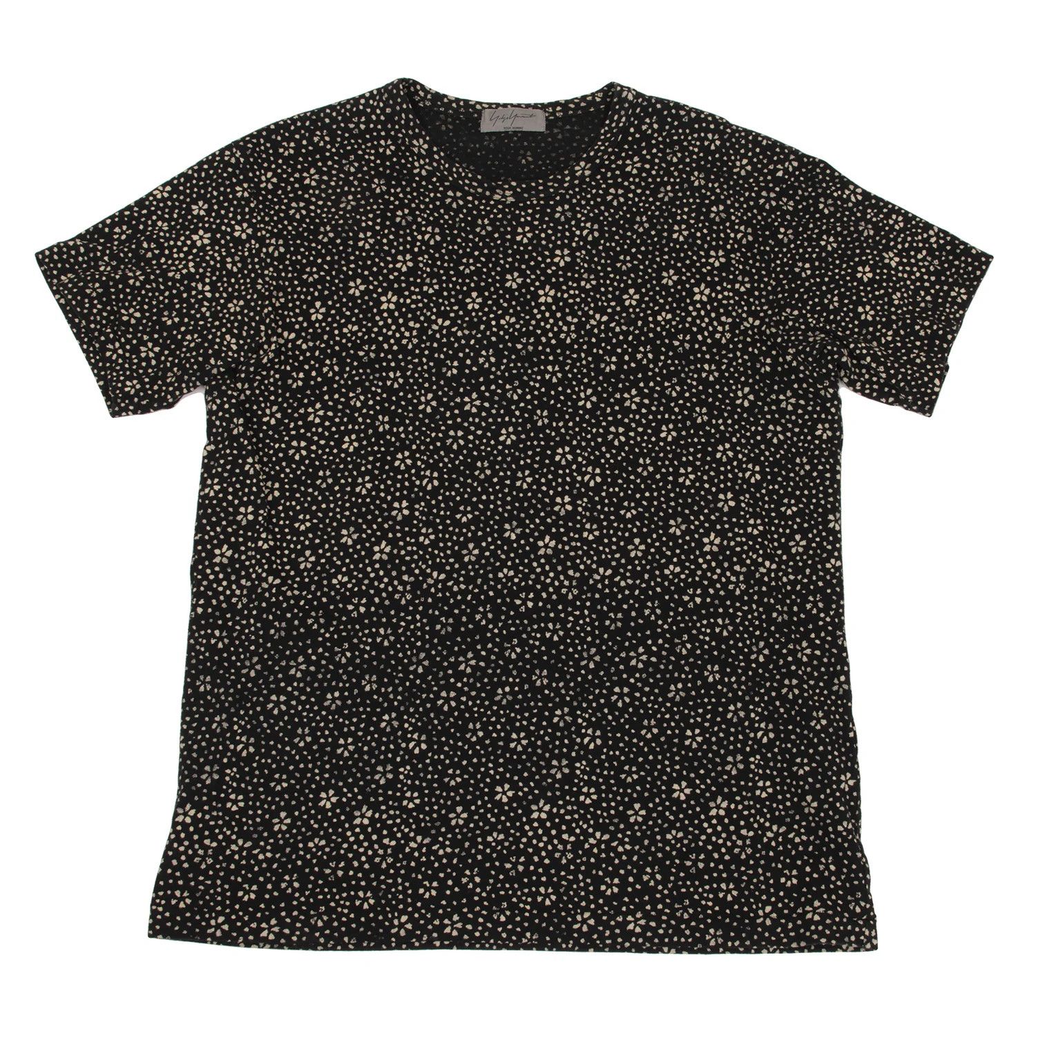 Yohji Yamamoto Yohji Yamamoto Cotton Flower Print T-Shirt Size US L / EU 52-54 / 3 - 1 Thumbnail