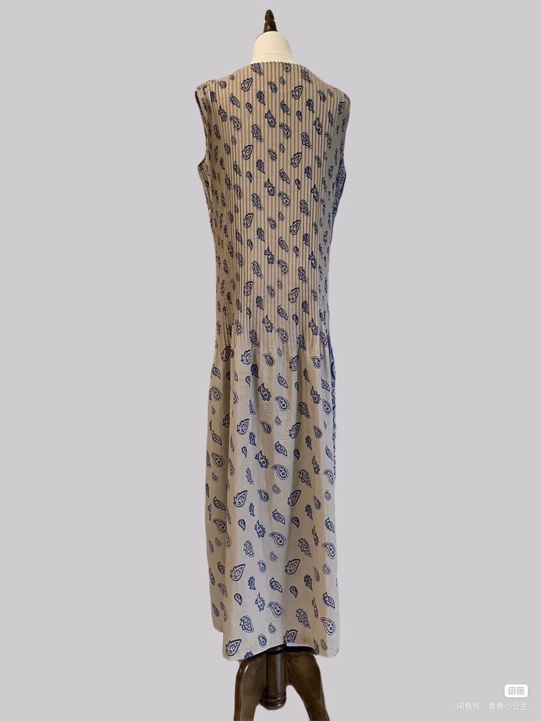 Issey Miyake Issey Miyake A grey main line cashew flower dress Size S / US 4 / IT 40 - 3 Thumbnail