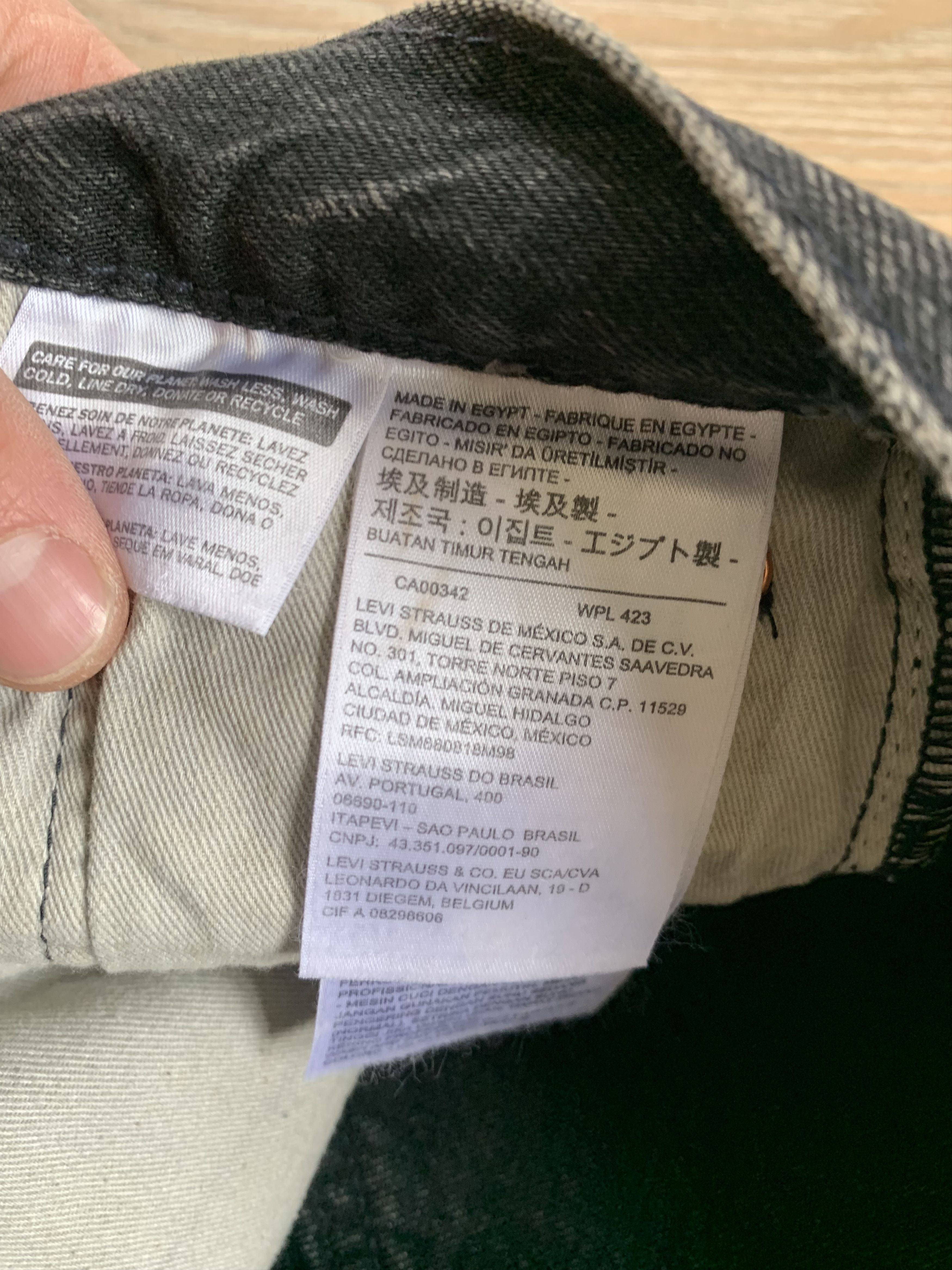 Levi's Levi's Premium 501 Dark Grey Jeans Size US 26 / EU 42 - 9 Thumbnail