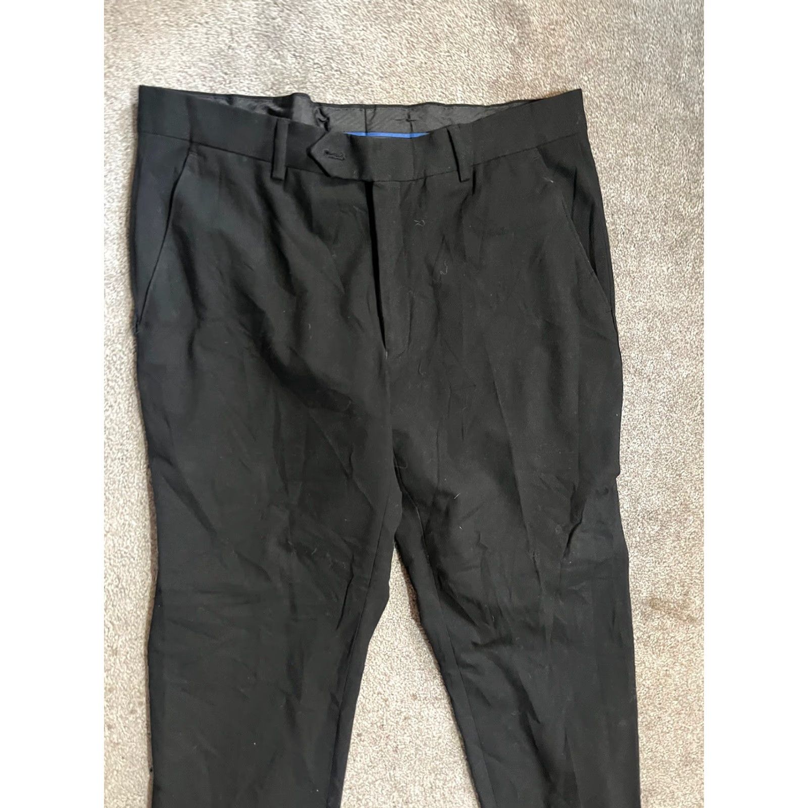 DKNY DKNY Pants Men's 32x30 Black Dress Pants Cotton Blend Casual Size US 32 / EU 48 - 2 Thumbnail