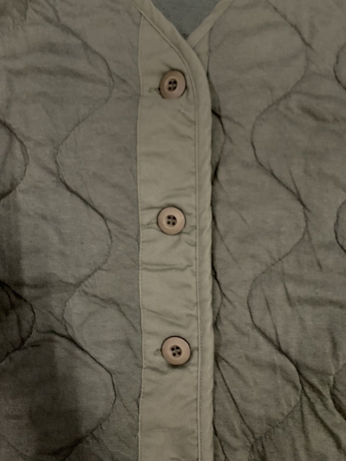 Issey Miyake Japanese Brand Lepsim Quilted Army Green Softshell Cardigan Size US M / EU 48-50 / 2 - 6 Thumbnail