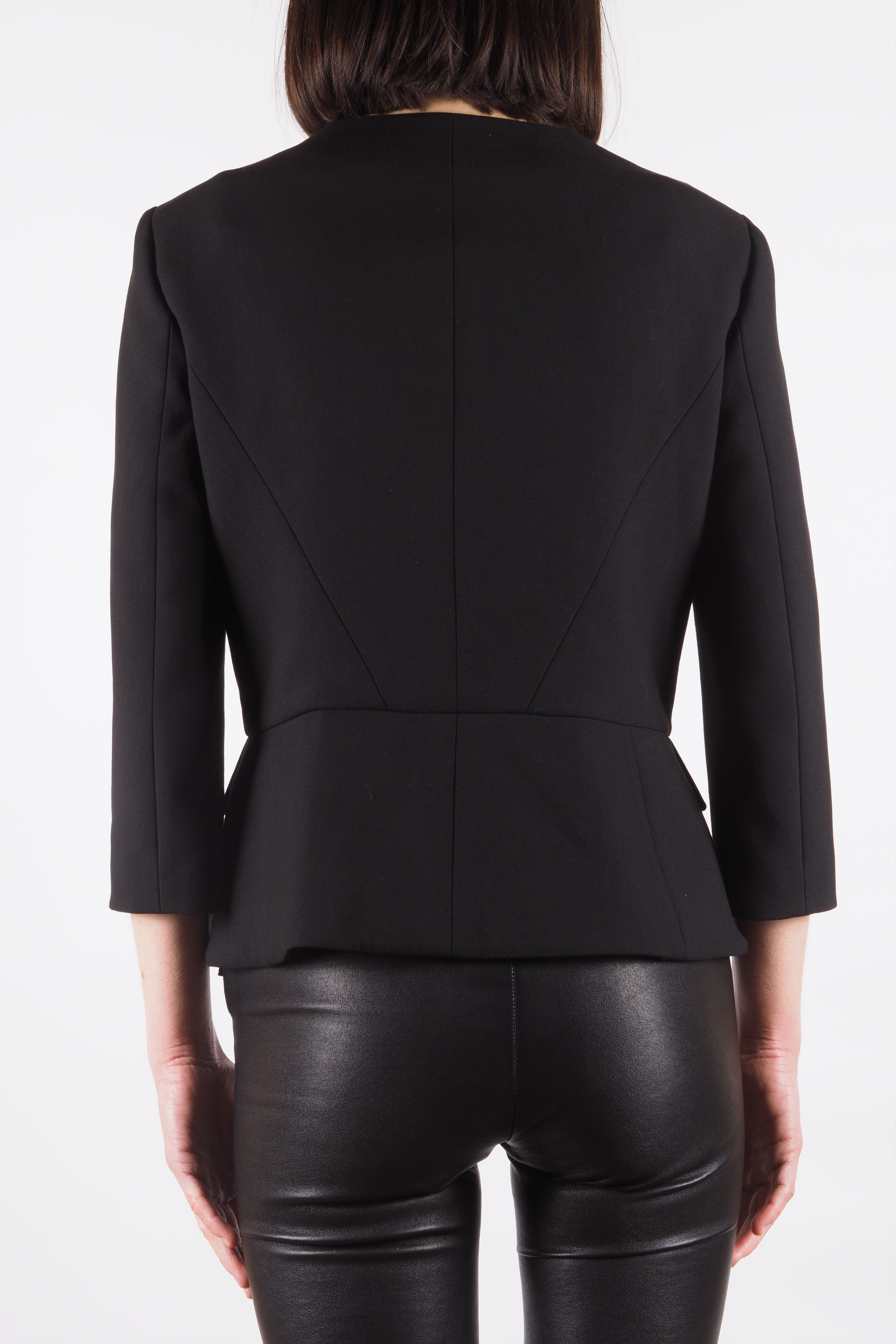 Versace Gianni Versace Collection Black Gold Zip Blazer Size M / US 6-8 / IT 42-44 - 3 Thumbnail