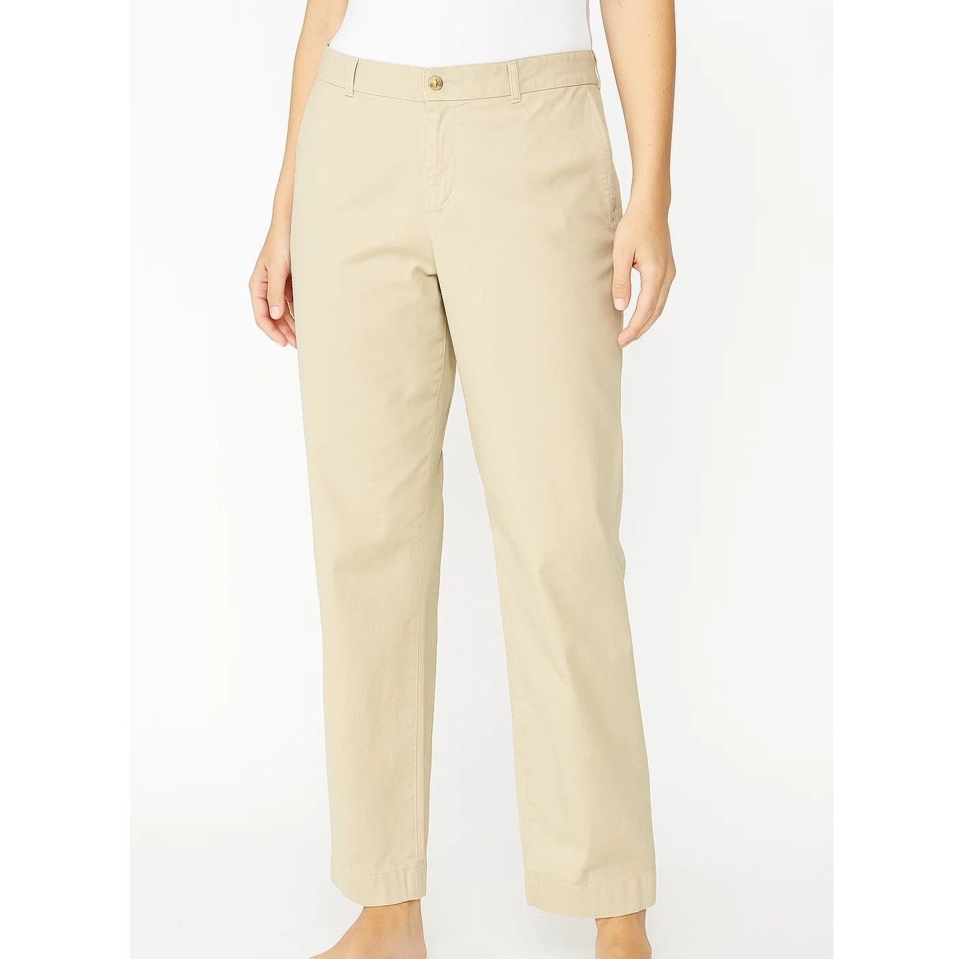Ralph Lauren Ralph Lauren Cropped Wide Legged Khaki Pants- Women's Size 6 Size 28" / US 6 / IT 42 - 1 Thumbnail