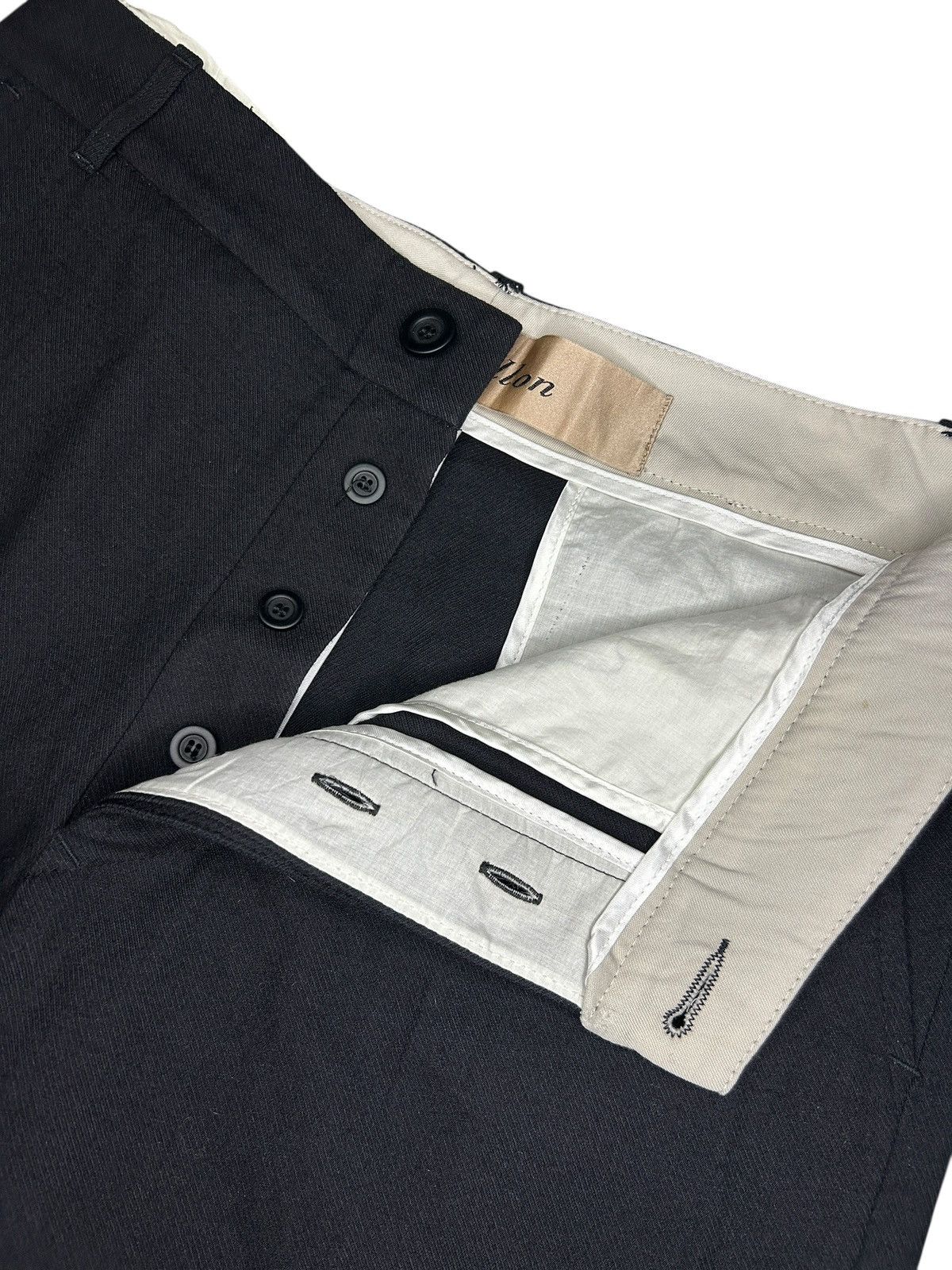 Rick Owens F/W 03 Revillon Cuffed Wool 3/4 Trousers Size US 32 / EU 48 - 3 Thumbnail