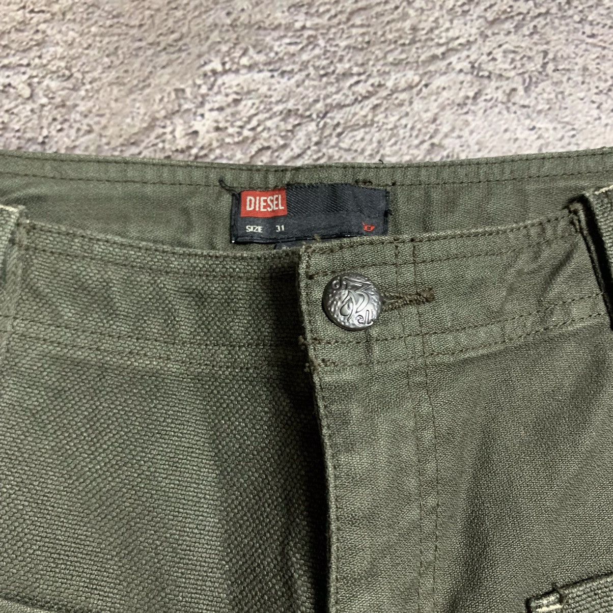 Vintage Vintage Y2K Diesel Baggy Cargo Pants Streetwear Bleached 31 Size 31" - 6 Thumbnail