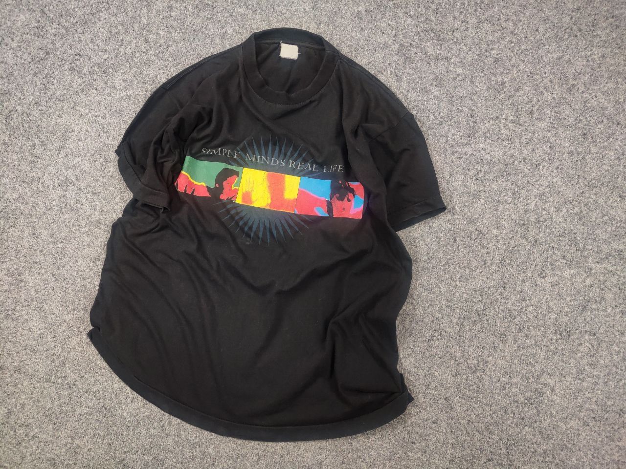 Band Tees Vintage 90s Simple Minds The Real Life Tour Band T-Shirt Tee Size US M / EU 48-50 / 2 - 4 Thumbnail