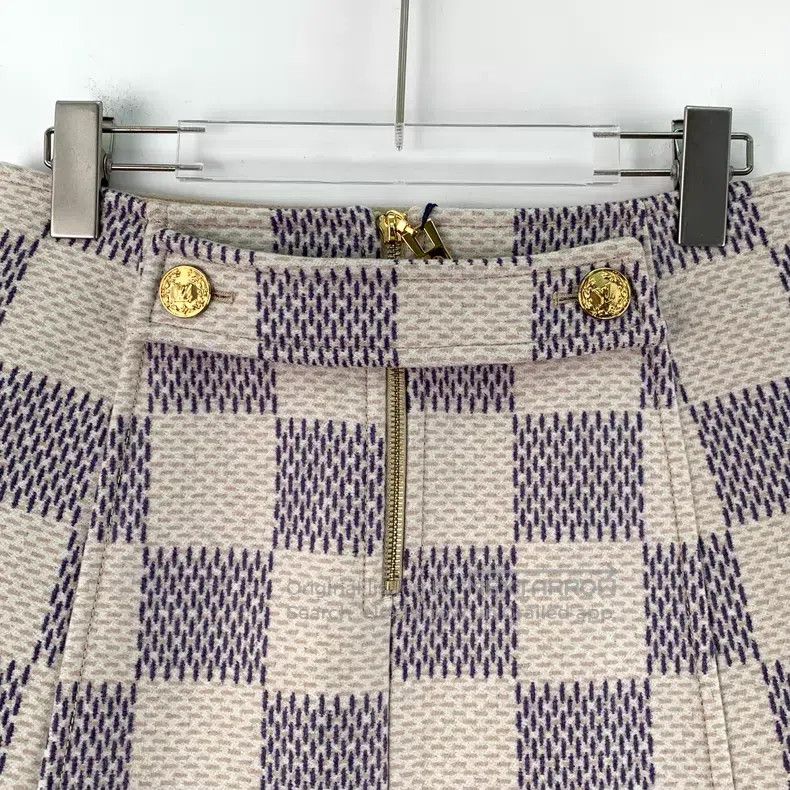 Louis Vuitton Louis Vuitton 22 Colorblock Checkerboard Wool Casual Denim Size 35" - 5 Thumbnail