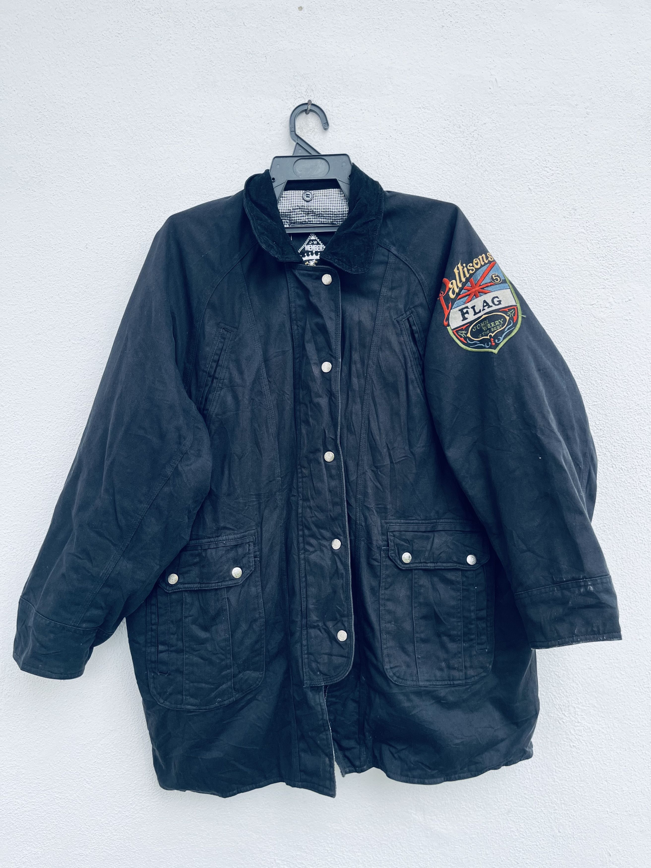 Japanese Brand Vintage Pattisons Flag John Werry Designer Style Size US XL / EU 56 / 4 - 1 Thumbnail