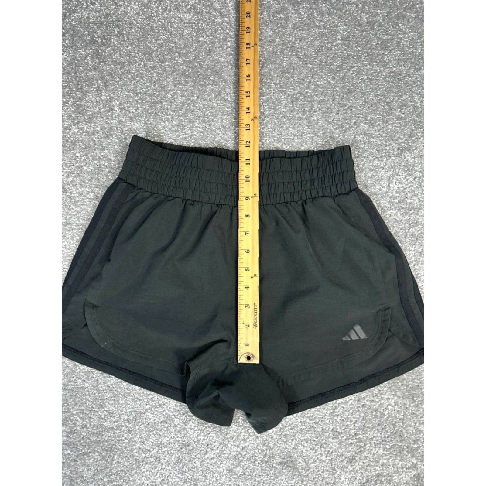 Adidas Adidas Club 3'' Shorts Womens Small Black Aeroready Logo 3 Stripes High Rise Size 28" / US 6 / IT 42 - 5 Thumbnail