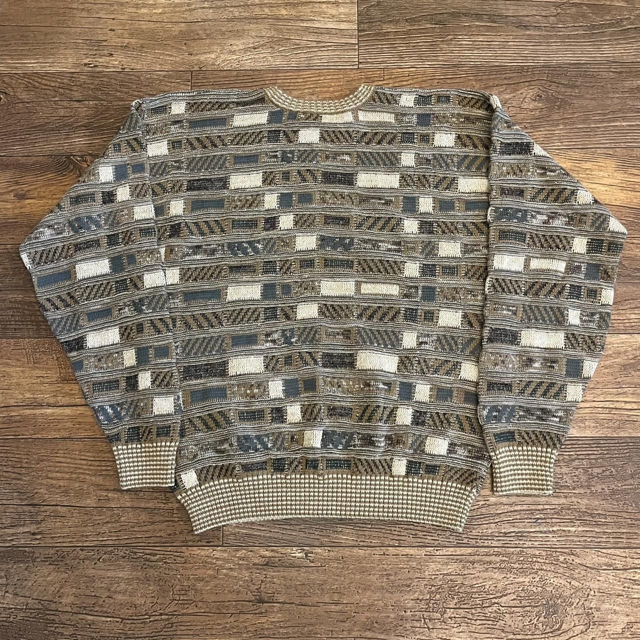 Vintage Vintage 90’s 3D Sweater Size US XL / EU 56 / 4 - 2 Thumbnail