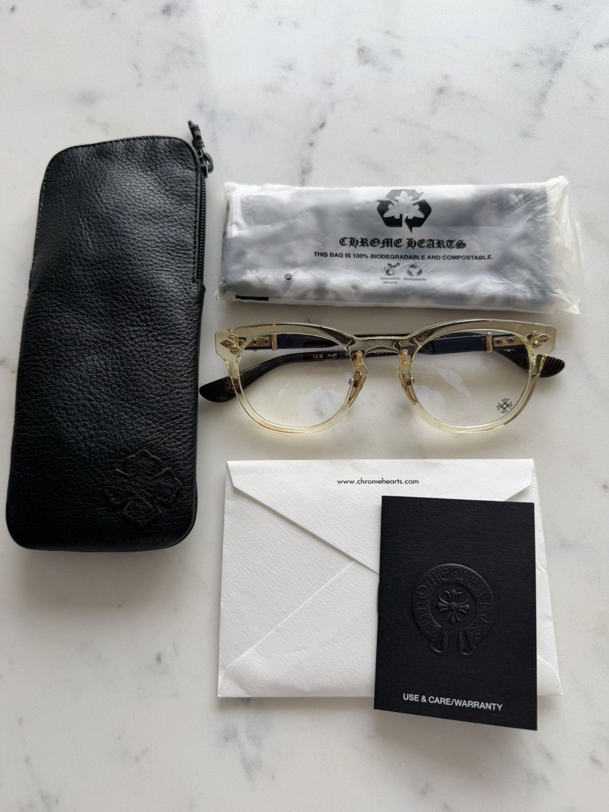 Chrome Hearts RODSICLE Eyeglasses Gold