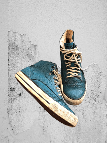 Diesel Y2K Vintage Diesel High Sneakers Streetwear Denim Rare Size US 7 / IT 37 - 1 Thumbnail
