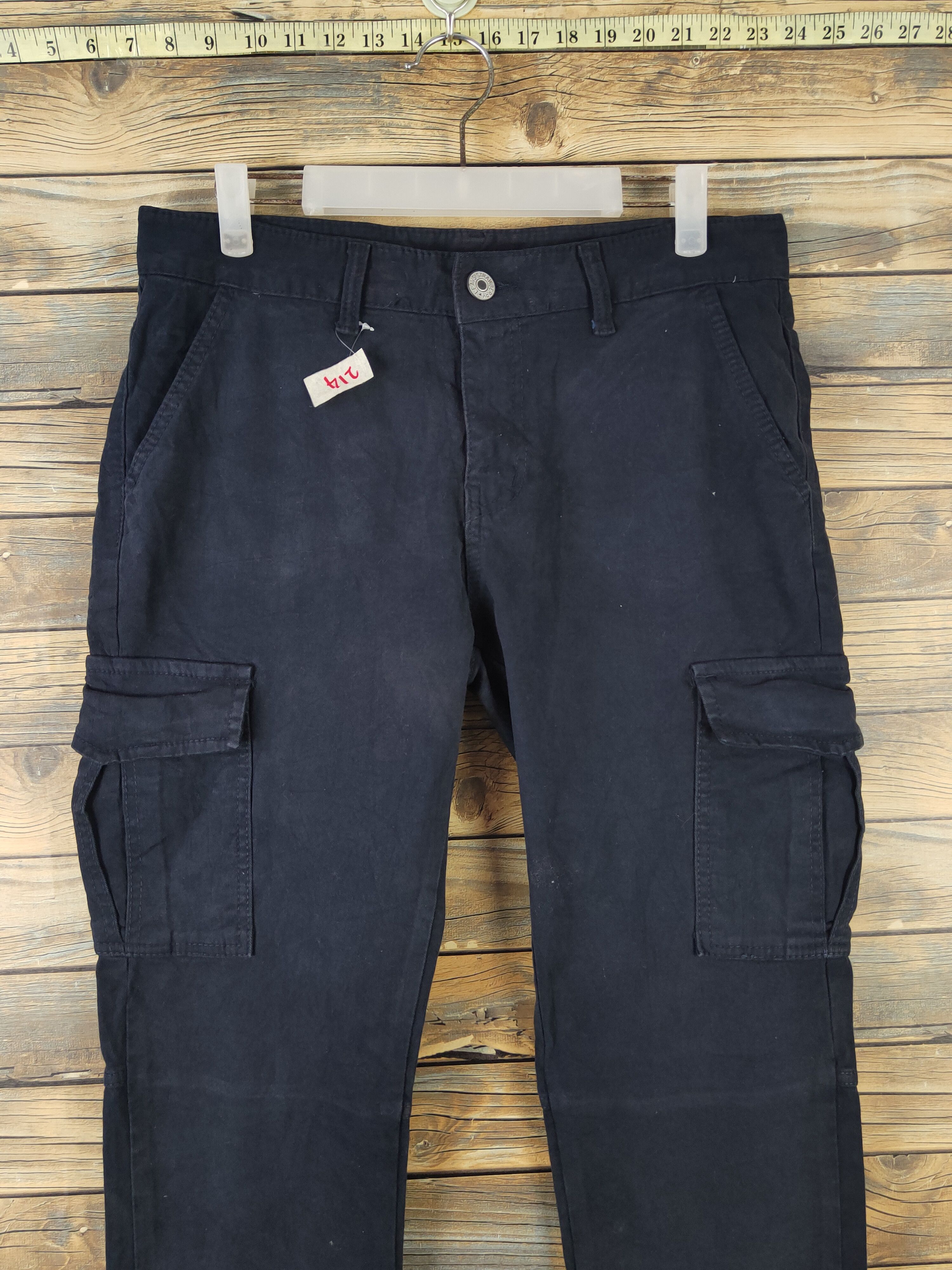 Japanese Brand DLL Japanese Brand Black Multipocket Cargo Pants #214 Size US 31 - 2 Thumbnail