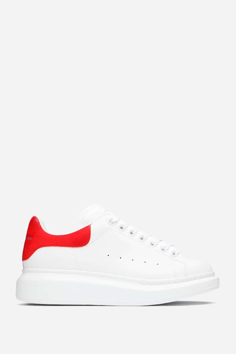 Alexander McQueen o1w1db10925 Oversized Sneaker in White/Red Size US 10 / IT 40 - 1 Thumbnail