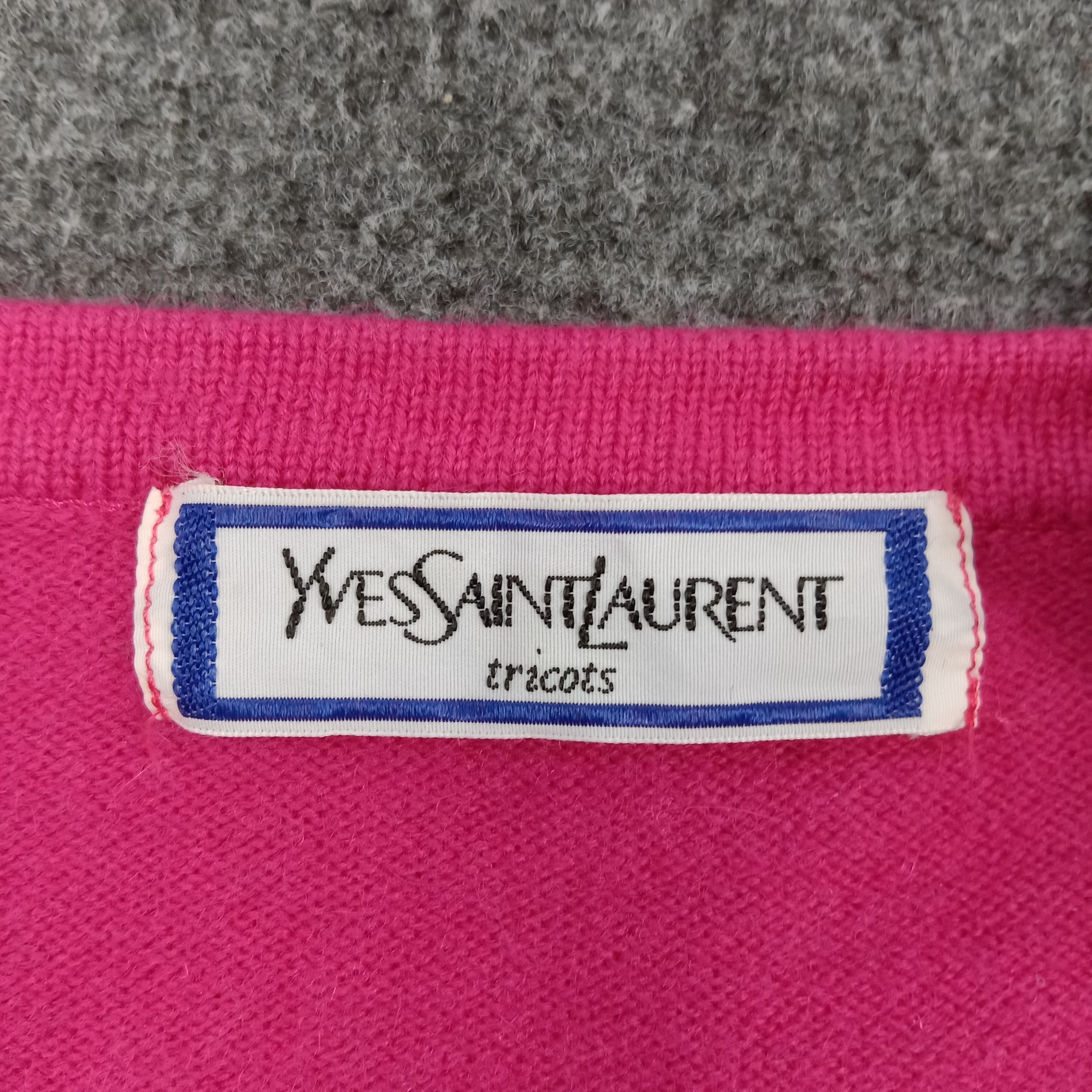 Vintage × Yves Saint Laurent Yves Saint Laurent Italian Brand Sweatshirt Size S / US 4 / IT 40 - 2 Thumbnail