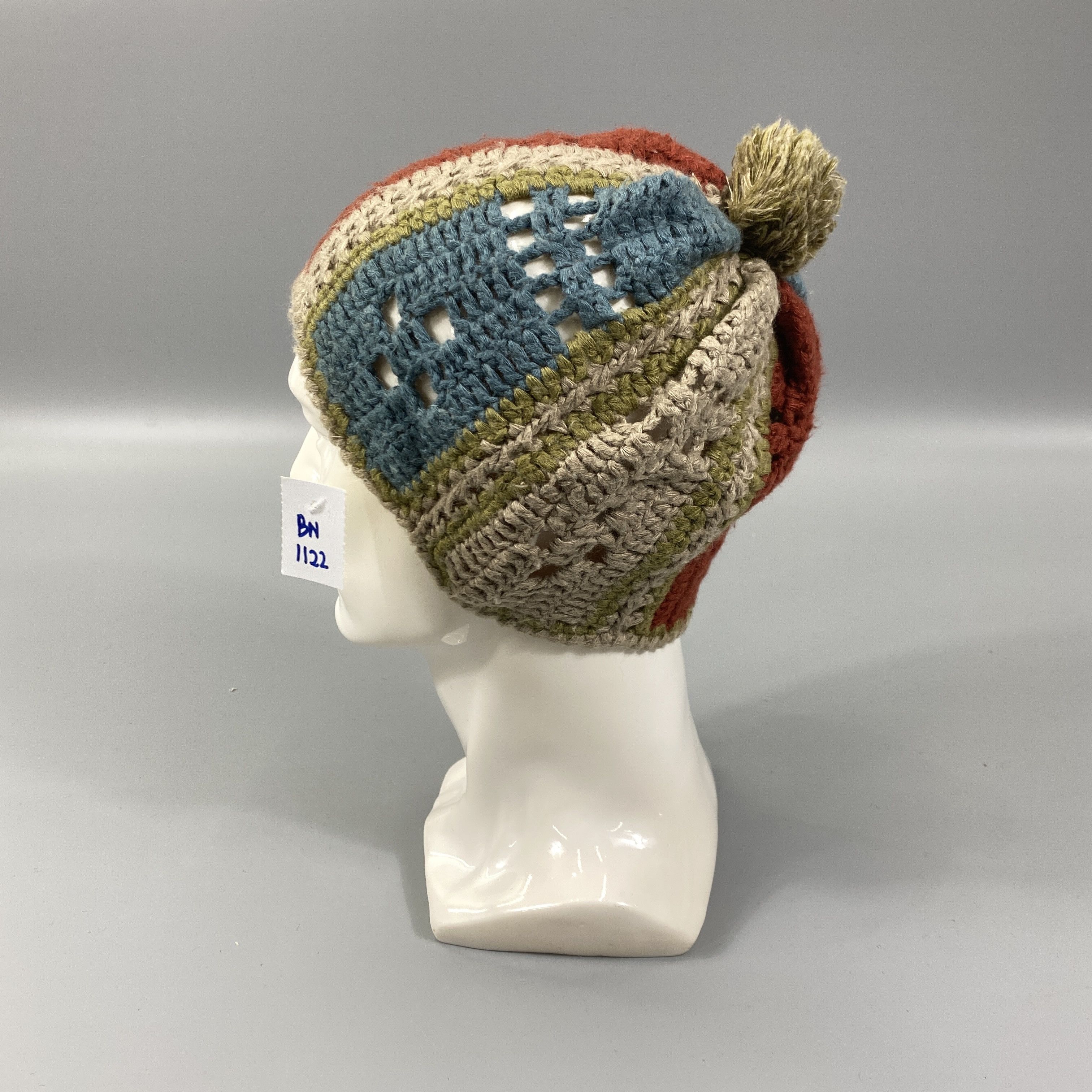 Japanese Brand Knit Multicolor Beanie Hat -BN1122 Size ONE SIZE - 1 Thumbnail