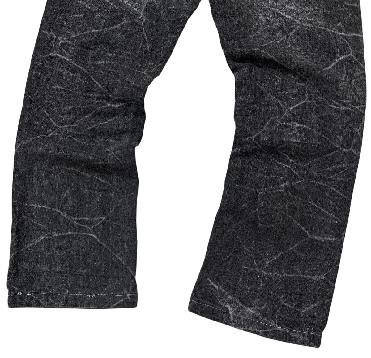 Japanese Brand Black washed❗️Wild life nice design poem pants Size US 30 / EU 46 - 7 Thumbnail