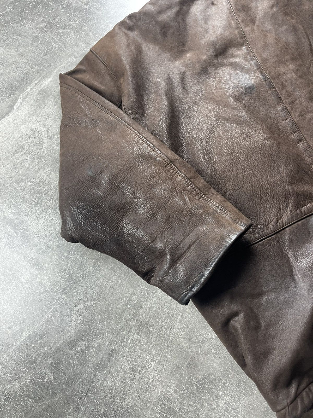 Genuine Leather Vintage AN 2000 Paris Brown Leather Jacket 80s Size US M / EU 48-50 / 2 - 17 Thumbnail