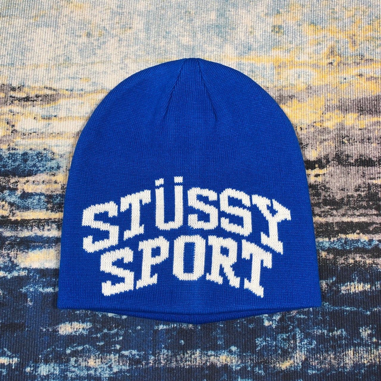 Stussy × Vintage Stussy Sport Jacquard Skullcap Beanie Size ONE SIZE - 1 Thumbnail