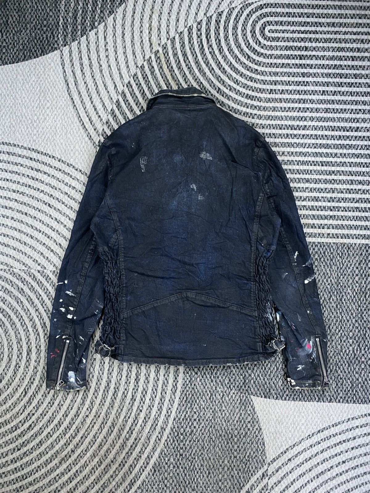 14th Addiction RARE❗️glamb Punk Style Paint Splatter Jacket Size US M / EU 48-50 / 2 - 2 Thumbnail