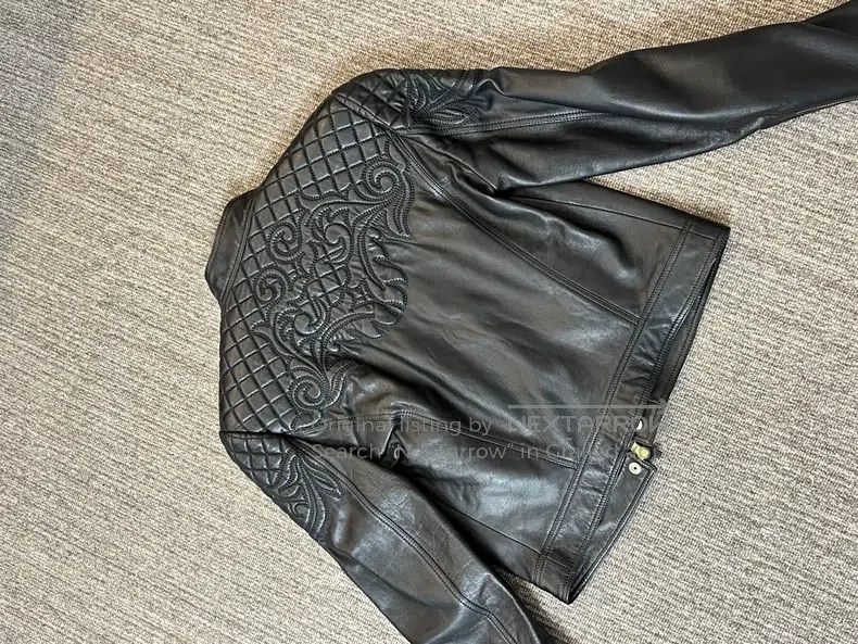 Versace Versace Leather coat Size US XS / EU 42 / 0 - 5 Thumbnail