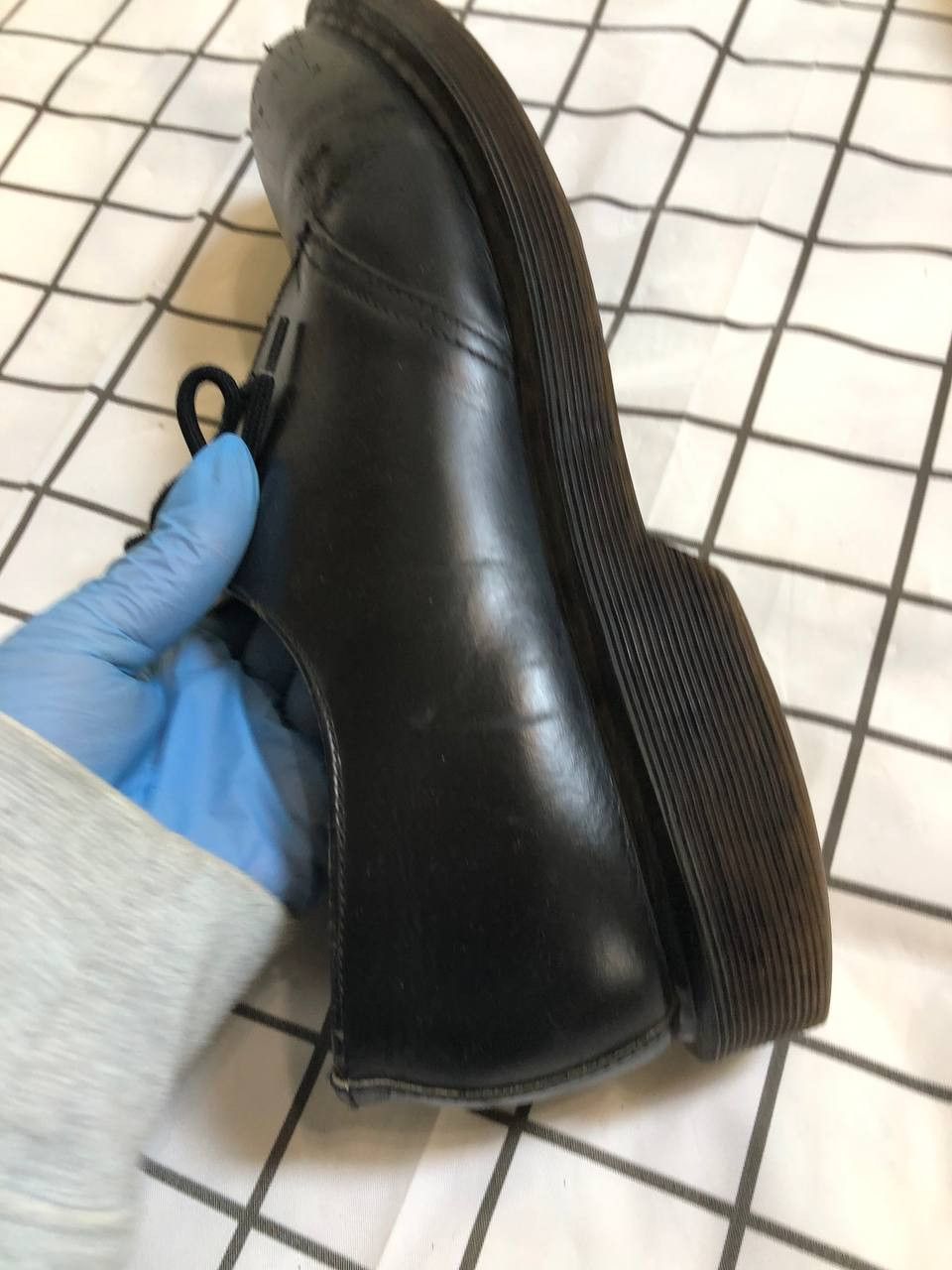 Dr. Martens Dr Martens Vintage Cut Out Mid Calf Black Leather Suede Size US 9 / EU 42 - 5 Thumbnail