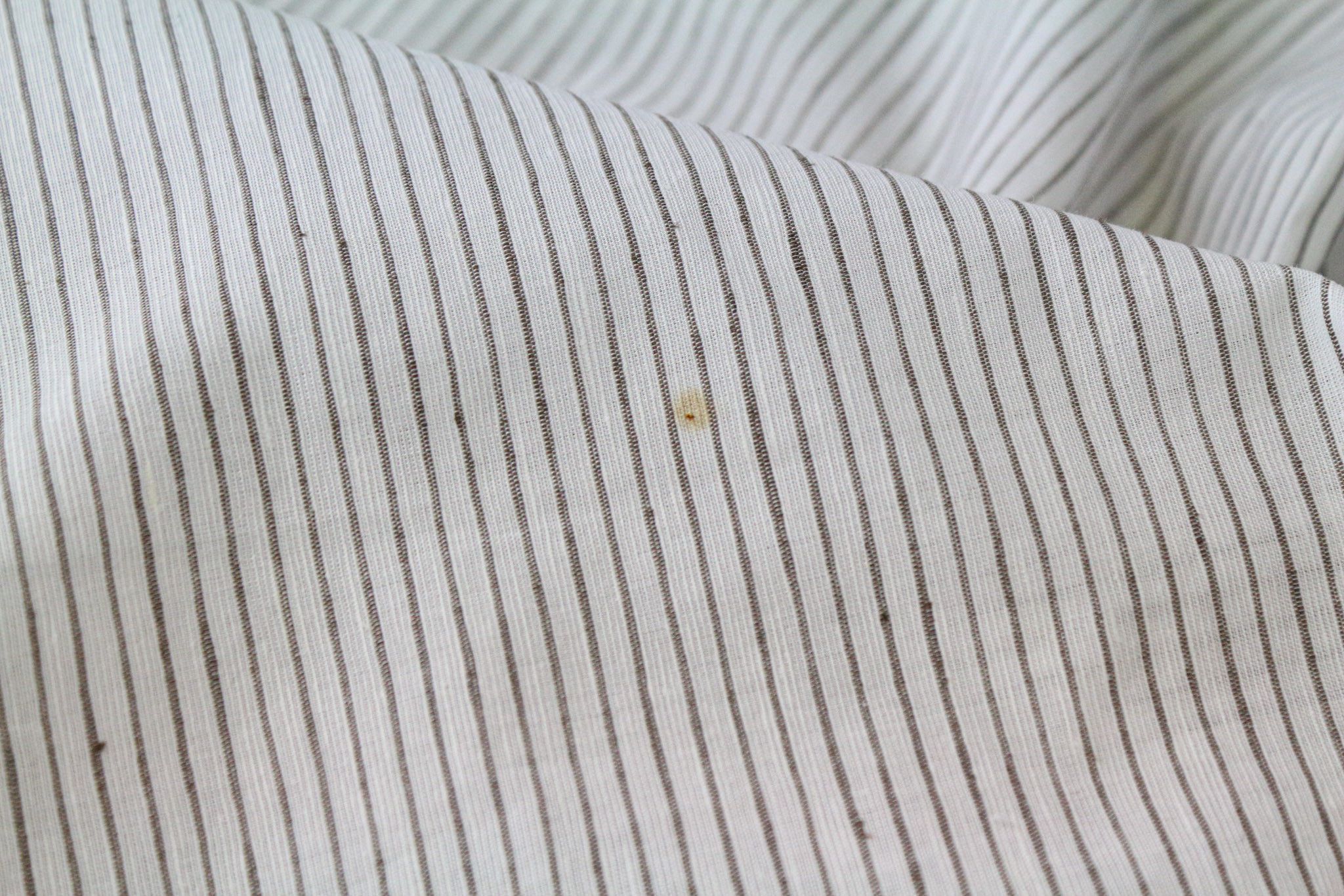 Suitsupply ~XS White Cotton Linen Striped Long Sleeve Shirt 77288 Size US XS / EU 42 / 0 - 8 Thumbnail