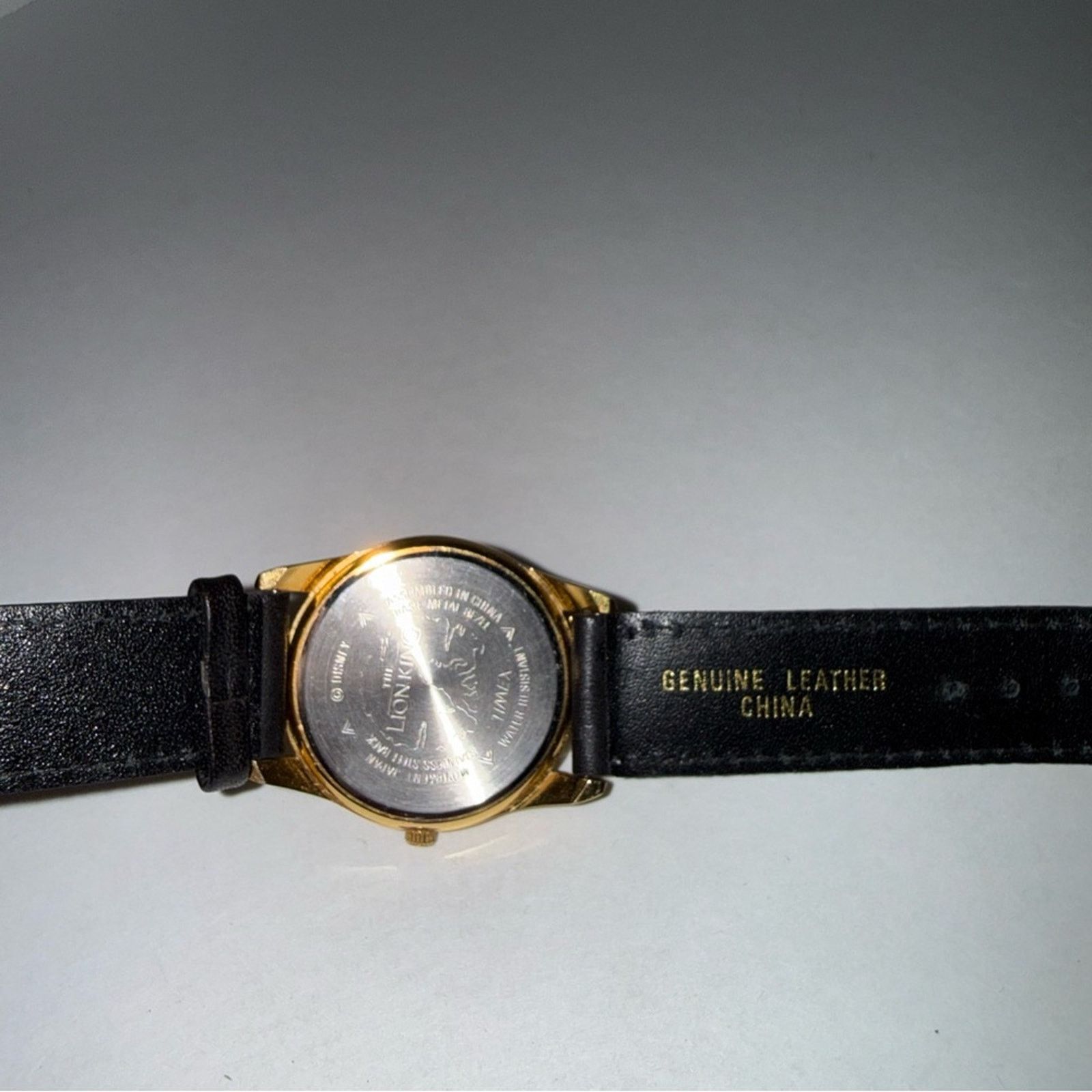 Disney VINTAGE DISNEY LION KING working black leather wrist watch Size ONE SIZE - 2 Thumbnail