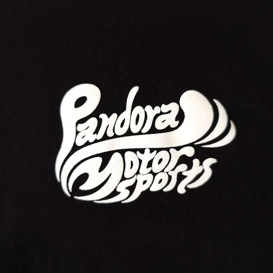 Next Level Pandora Motorsports T Shirt Mens Large Black Pandoras Box T-Shirt Graphic Tee Racing Chinese Double-Sided 2010s Mens Size US L / EU 52-54 / 3 - 3 Thumbnail