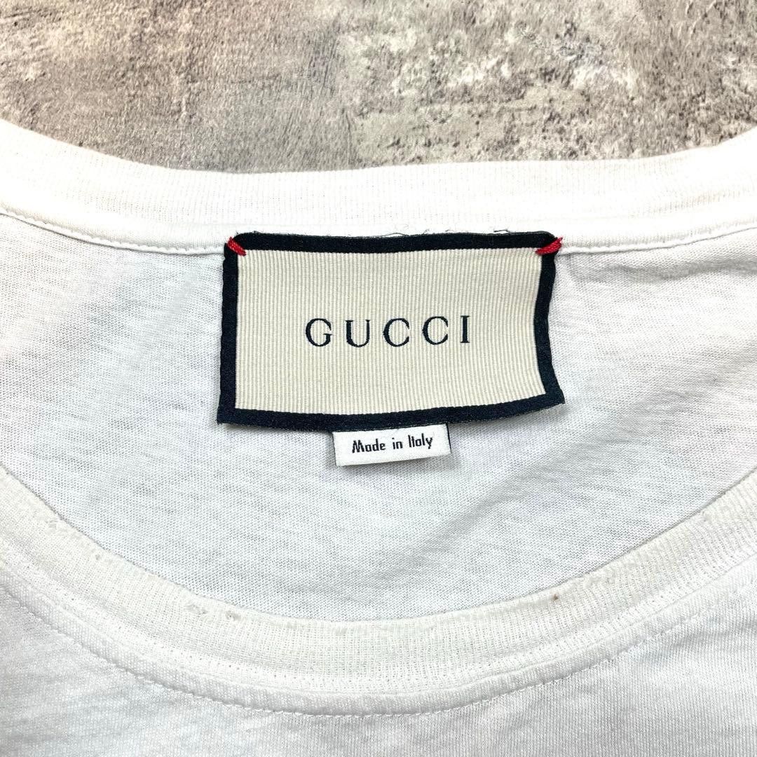Gucci Gucci Logo Print T-Shirt White Size US M / EU 48-50 / 2 - 4 Thumbnail