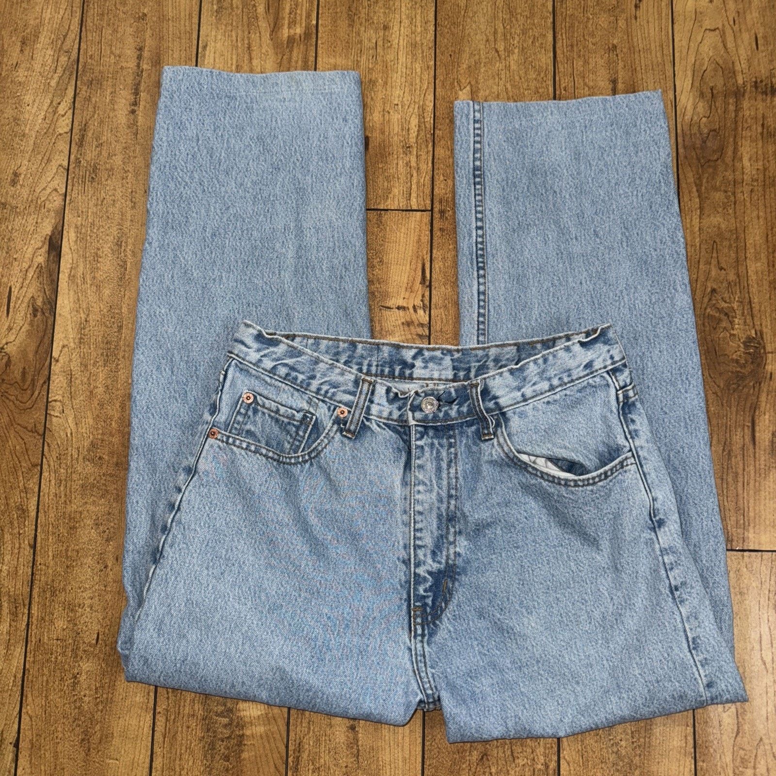 Levi's × Vintage Vintage 90s Levi’s 505 Regular Fit Jeans 32x30 Made In USA Size US 32 / EU 48 - 3 Thumbnail