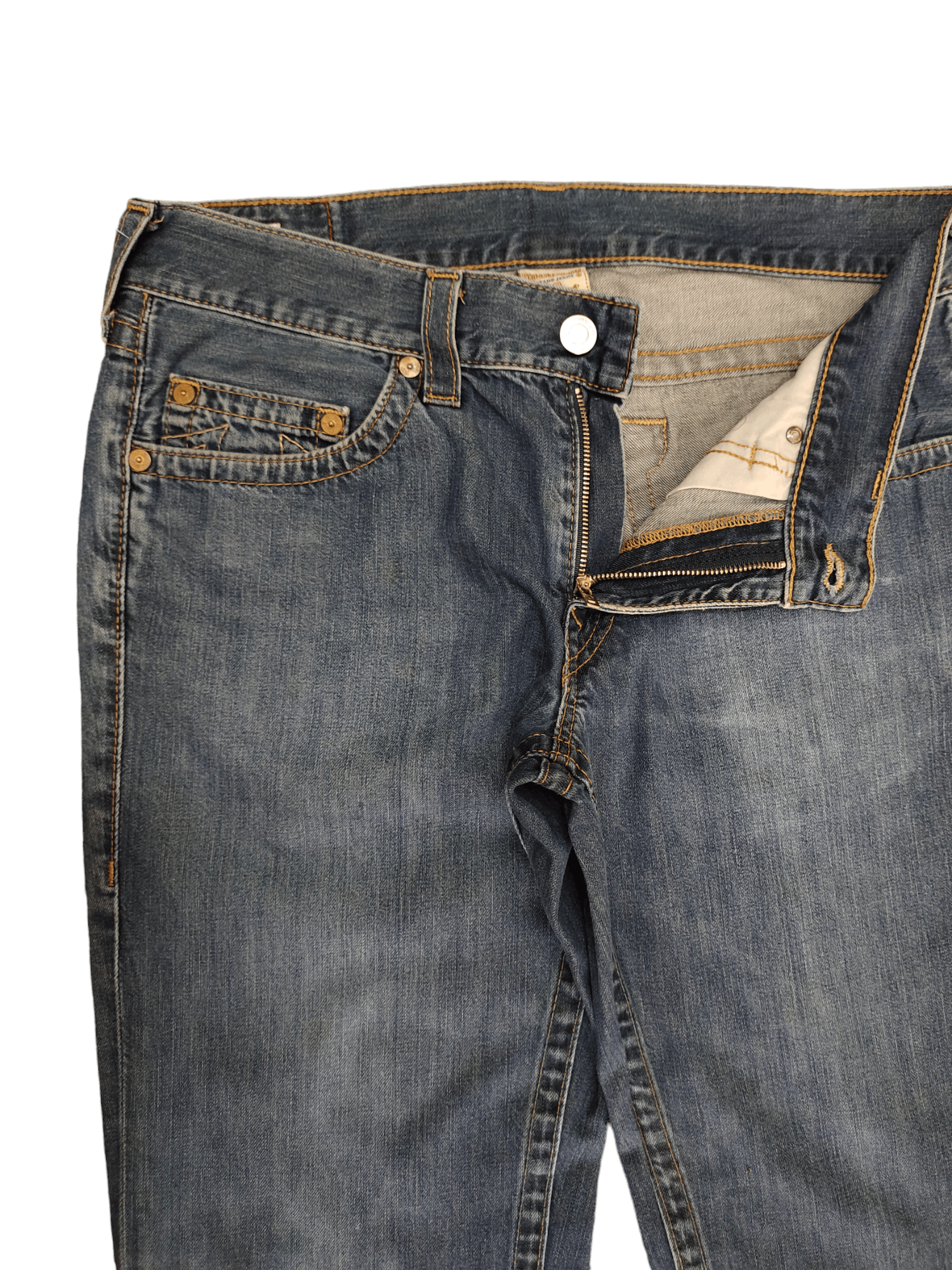 True Religion Baggy Jeans True Religion 'BOBB' Wide Leg Denim Y2k Jnco Size US 36 / EU 52 - 13 Thumbnail