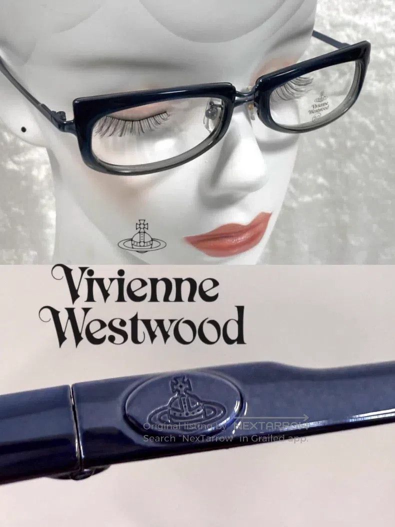Vivienne Westwood Vivienne Westwood Vintage Saturn Glasses, Glossy Saturn Lo Size ONE SIZE - 1 Thumbnail