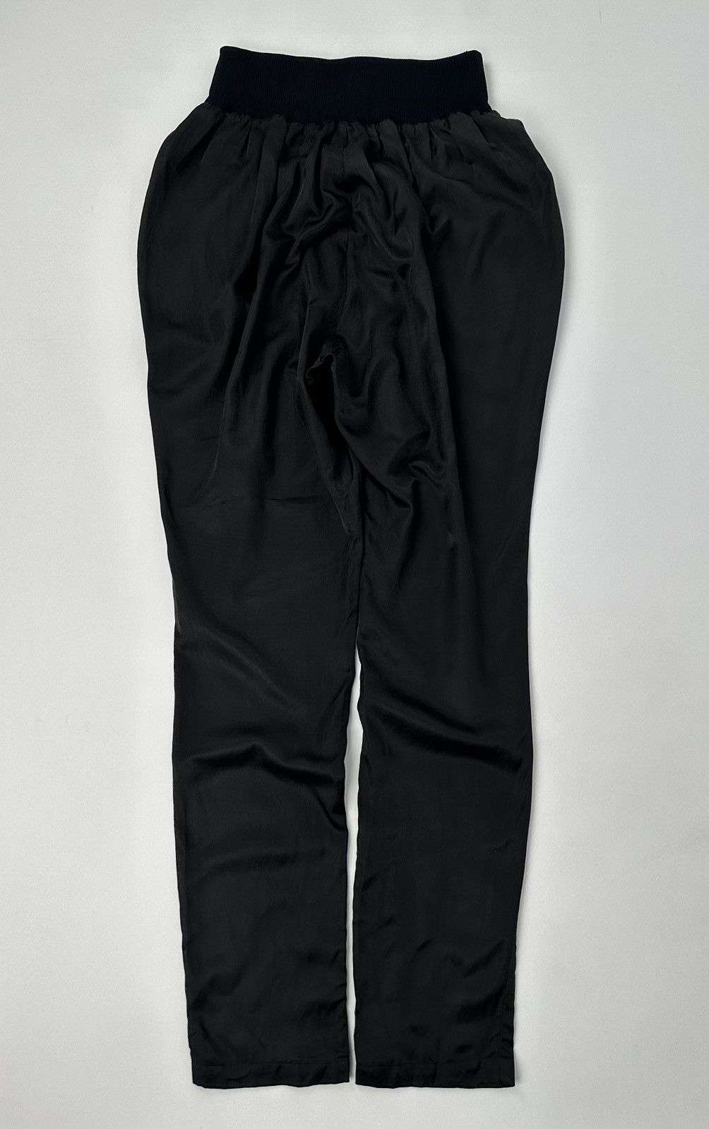 Limi Feu × Yohji Yamamoto Limi Feu Gabardine Drop Crotch Pleated Front Pants Size 26" / US 2 / IT 38 - 2 Thumbnail
