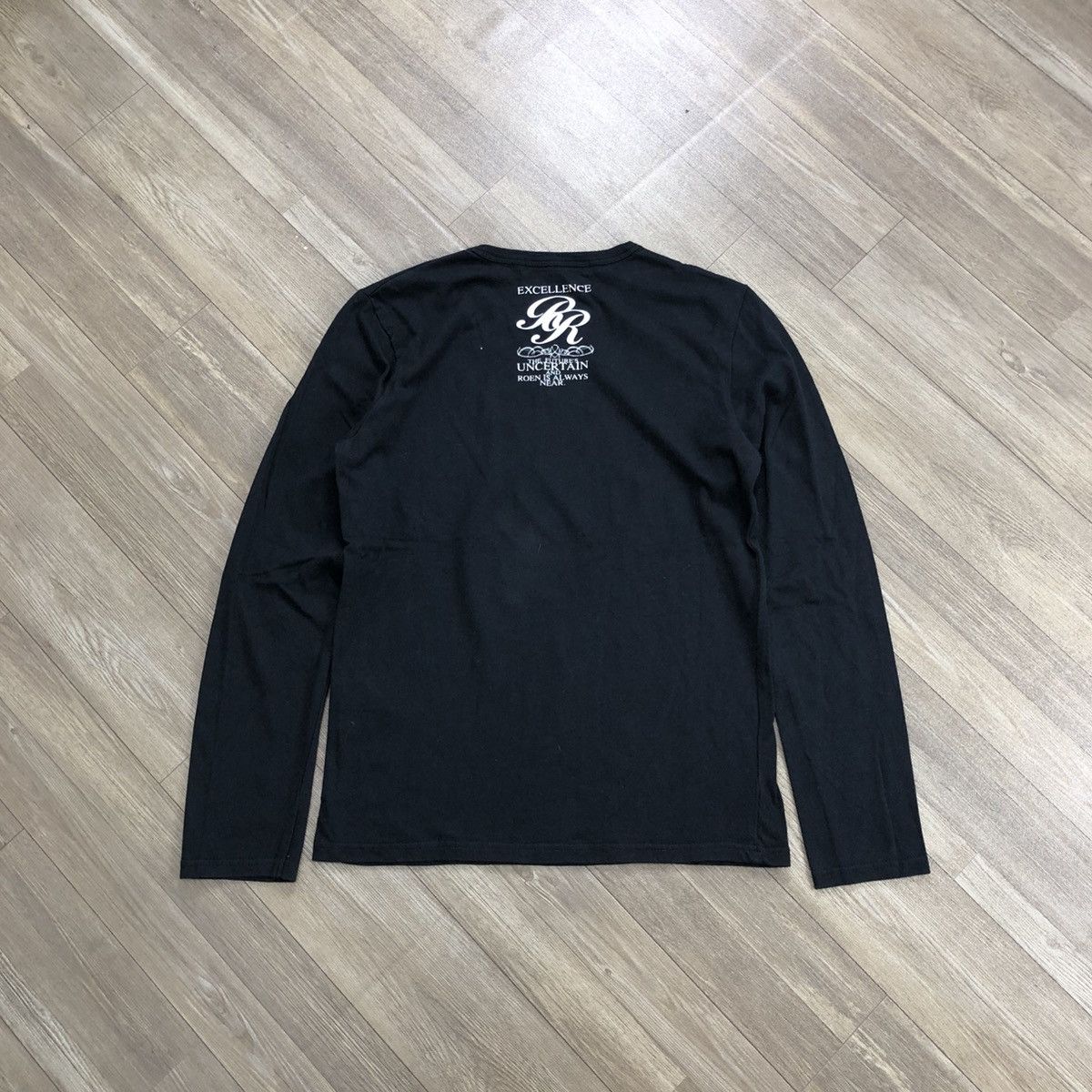 If Six Was Nine × Japanese Brand × Le Grande Bleu (L.G.B.) 2000s Rat Roen Poem Skull Grunge Lgb Striped LongSleeve Size US L / EU 52-54 / 3 - 10 Thumbnail