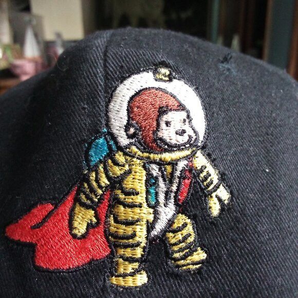 Other Vintage Curious George Astronaut Space Monkey Snap Hat Cap Size ONE SIZE - 2 Thumbnail