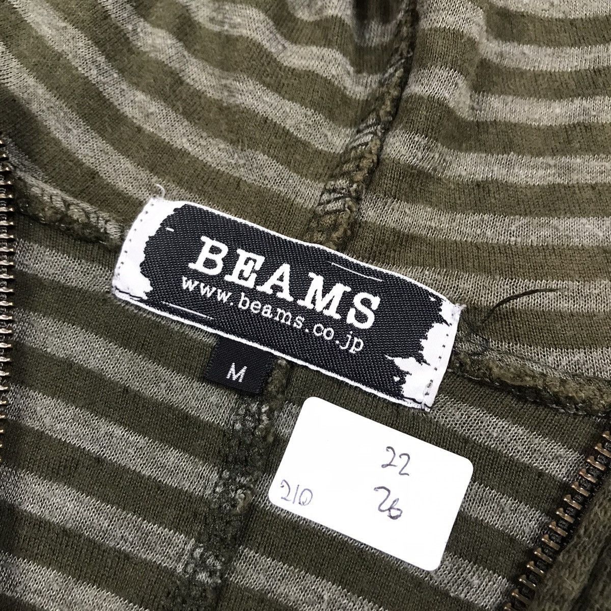 Beams Plus × If Six Was Nine × Le Grande Bleu (L.G.B.) BEAMS DISTRESS DESIGN ZIPPER FUR HOODIES PUNK ROCK STYLE Size US M / EU 48-50 / 2 - 14 Thumbnail
