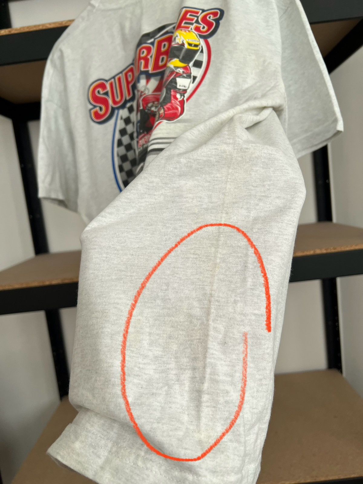 Vintage Vintage 2002 Superbikes Steve Hislop Ducati Moto Racing Tee Size US XL / EU 56 / 4 - 18 Thumbnail