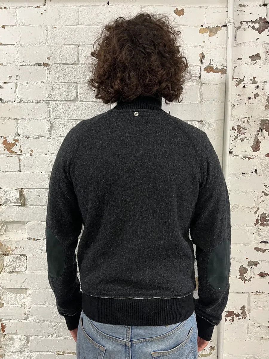 Dolce & Gabbana 2000s Dolce & Gabbana Fleece Track Grey Jacket Size US M / EU 48-50 / 2 - 2 Thumbnail