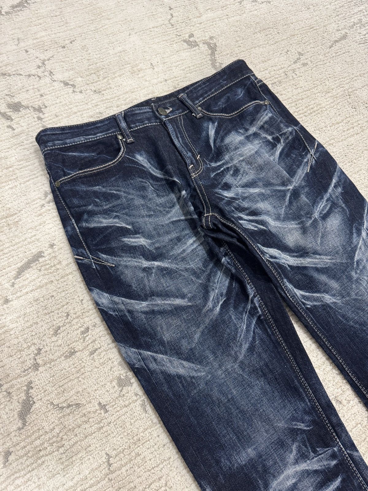 Other Fuga slim jeans archive japanese label with wrinkles Size US 31 - 2 Thumbnail