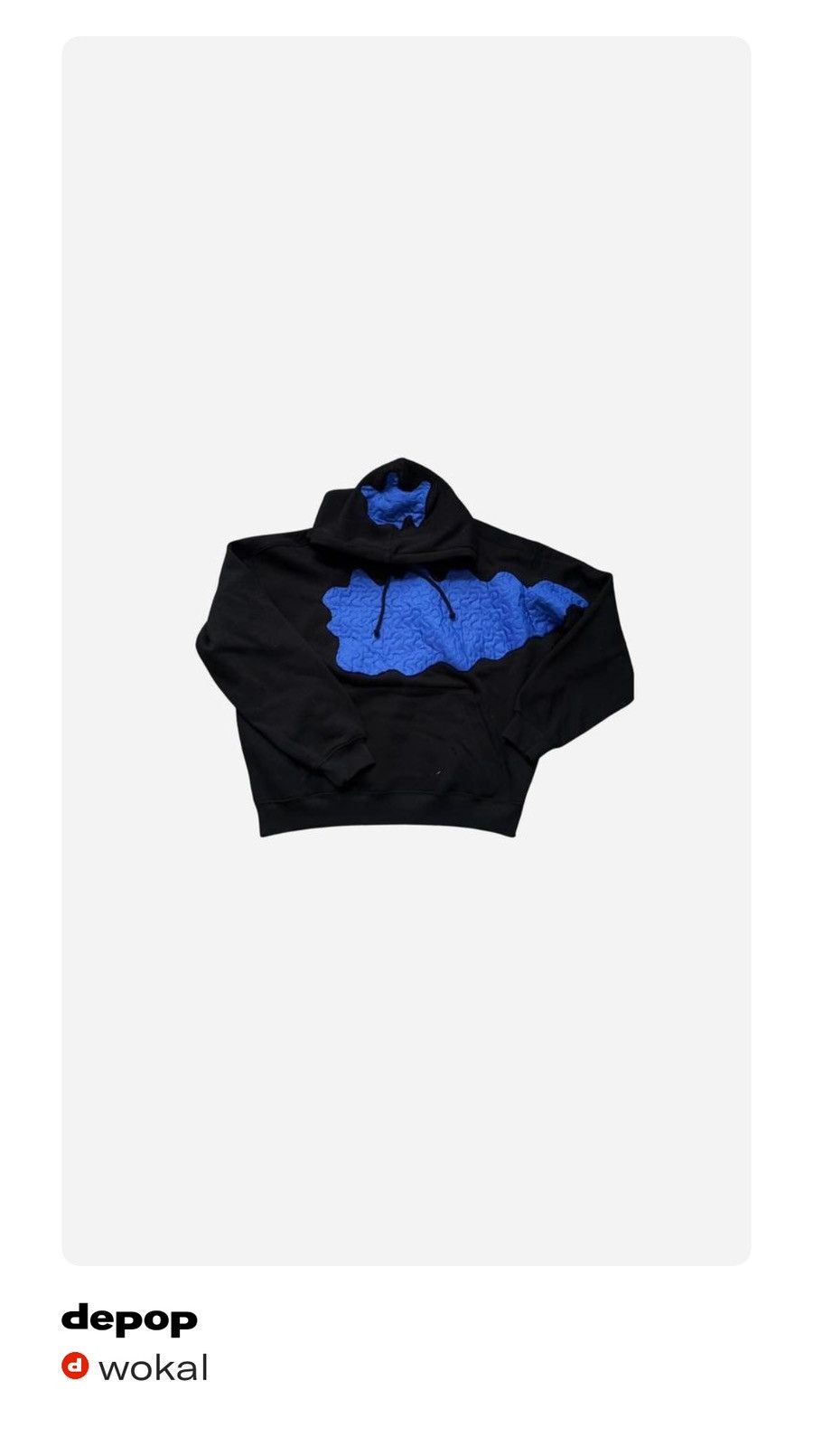 Other CUSTOM black & blue hoodie Size US M / EU 48-50 / 2 - 1 Thumbnail