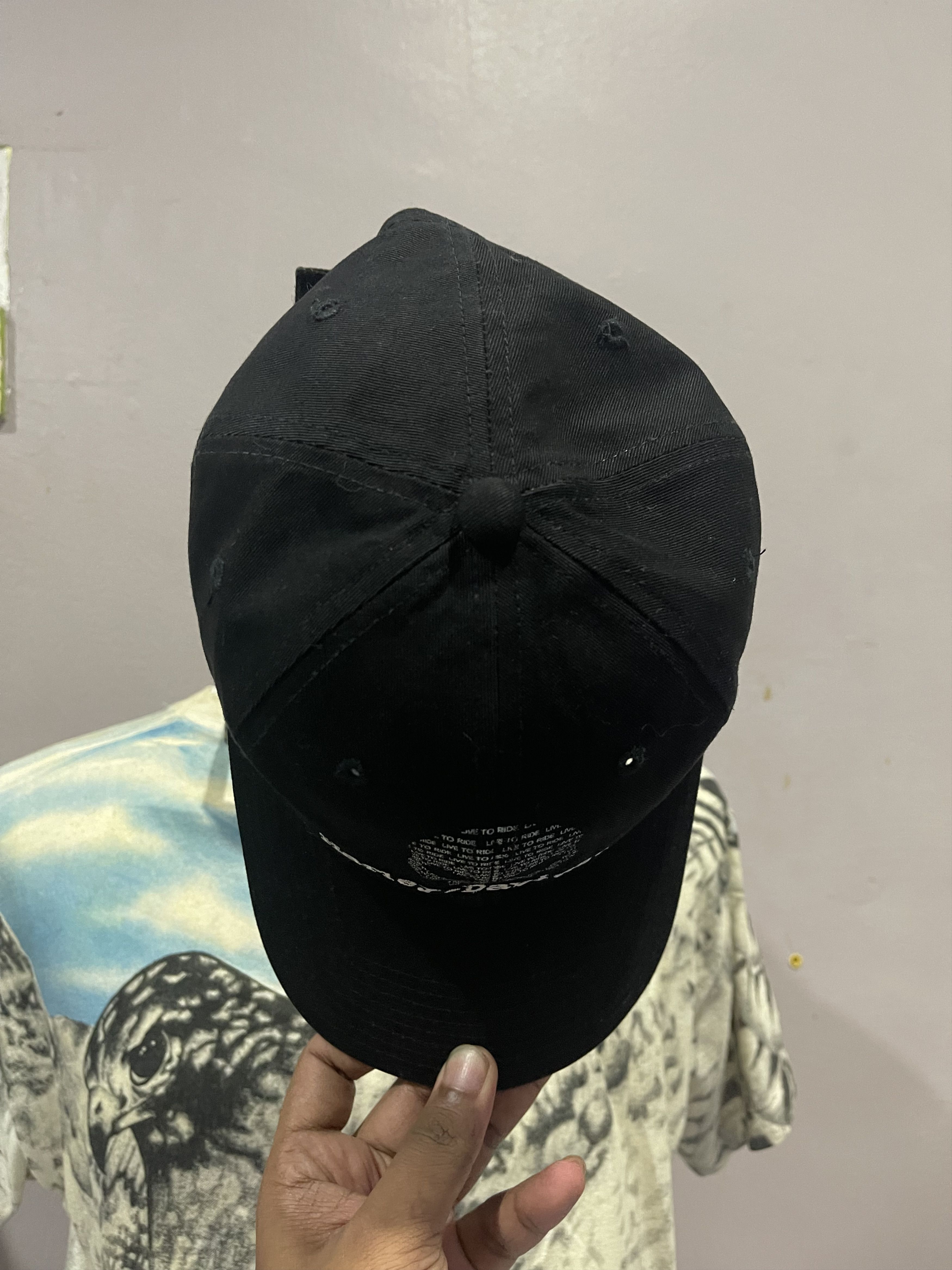 Harley Davidson Harley Davidson Skull Baseball Design Hat Cap Size ONE SIZE - 5 Thumbnail