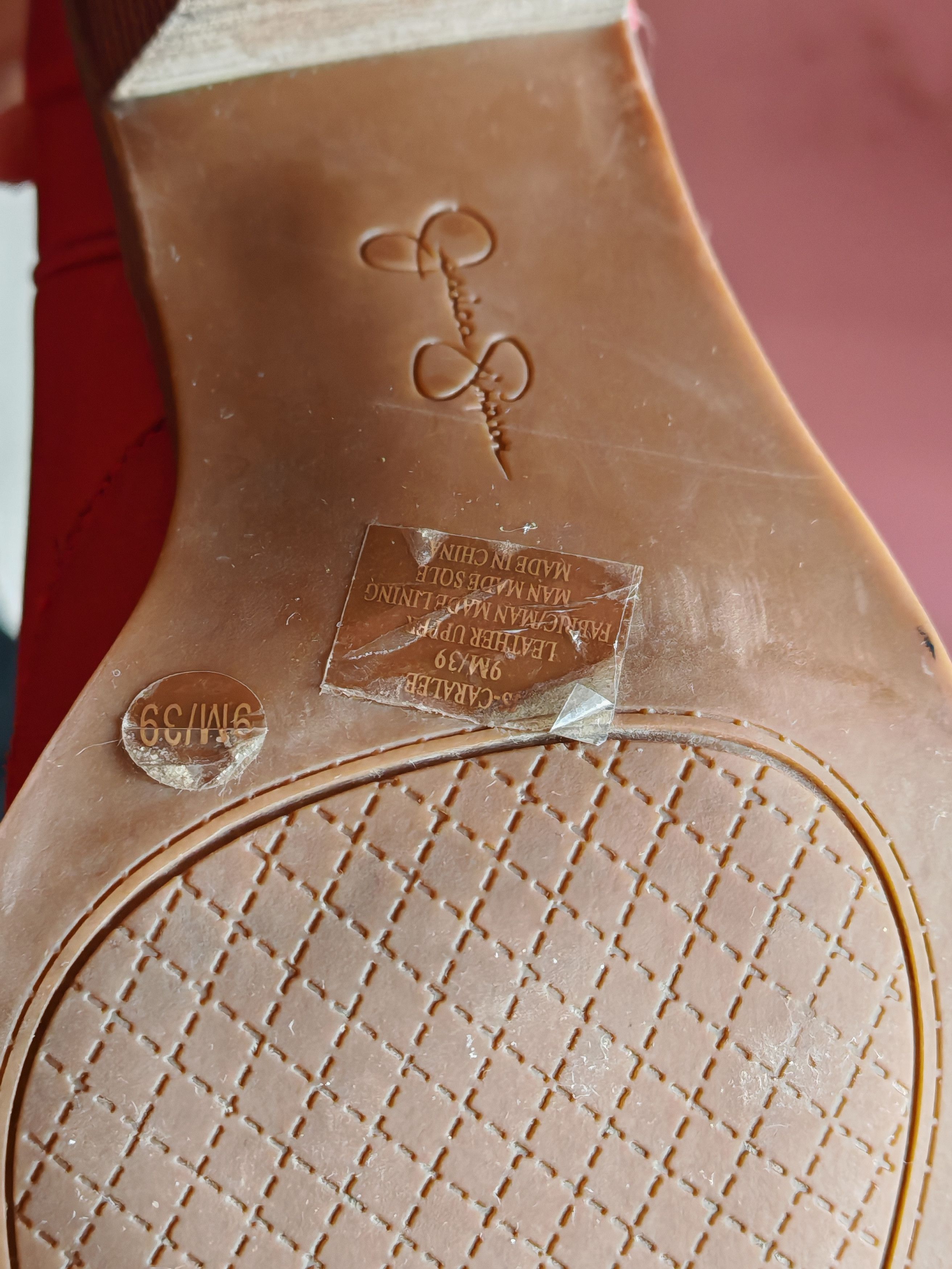 Genuine Leather × Jessica Simpson Jessica Simpson Caralee Women Leather Western Boot Red sz 9M Size US 11.5 / IT 41.5 - 6 Thumbnail