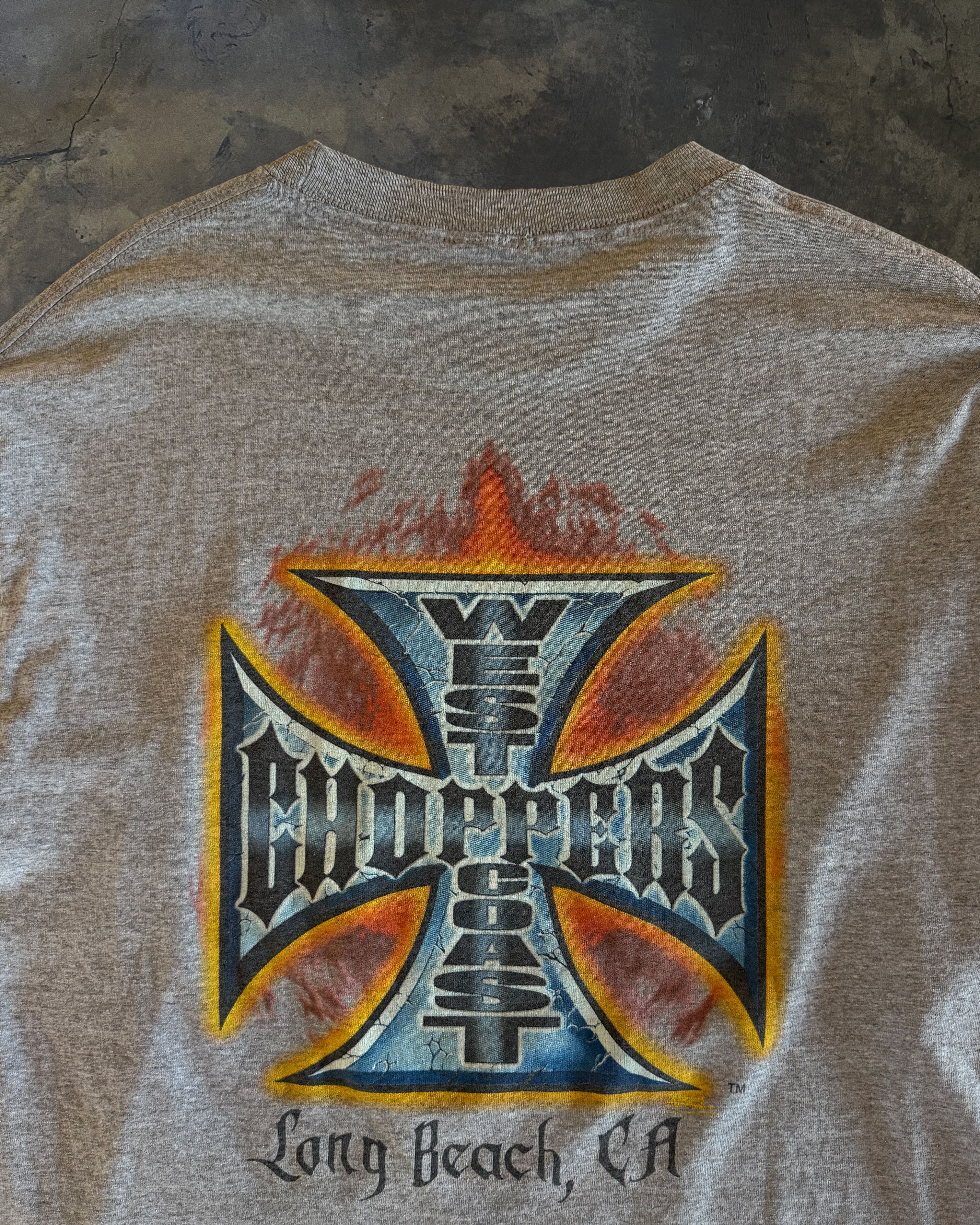 West Coast Choppers 2000's WEST COAST CHOPPERS GREY LONG SLEEVE Size US L / EU 52-54 / 3 - 4 Thumbnail