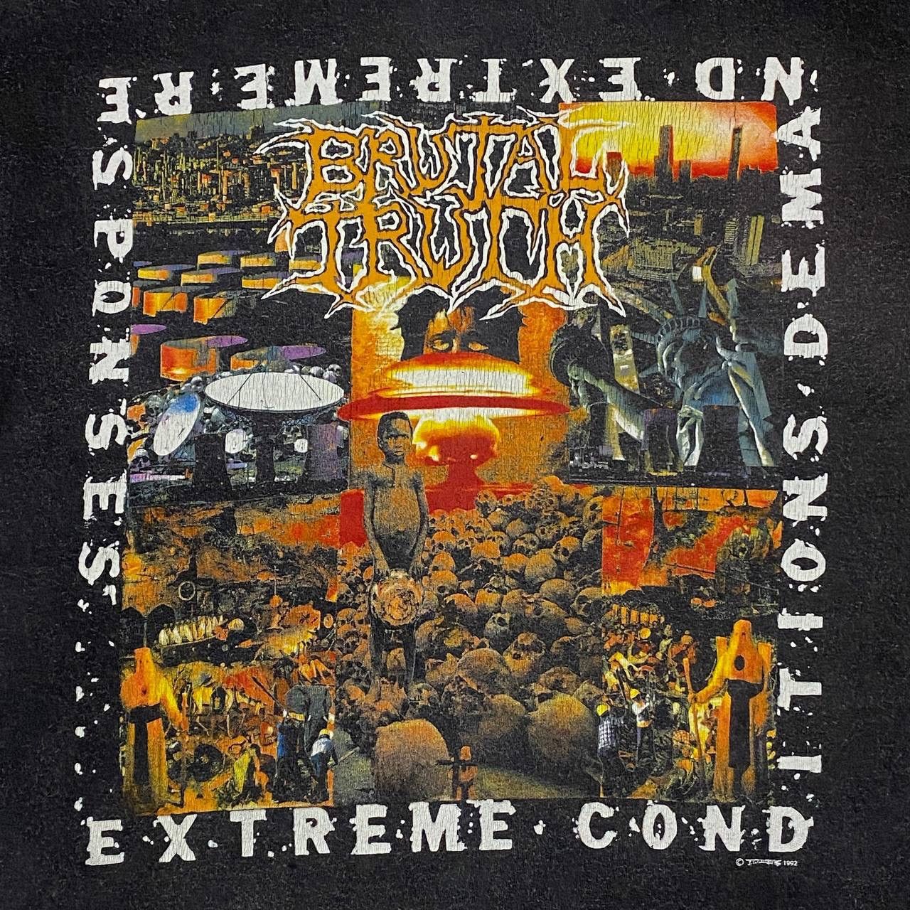 Band Tees Vintage grindcore band brutal truth Size US M / EU 48-50 / 2 - 3 Thumbnail