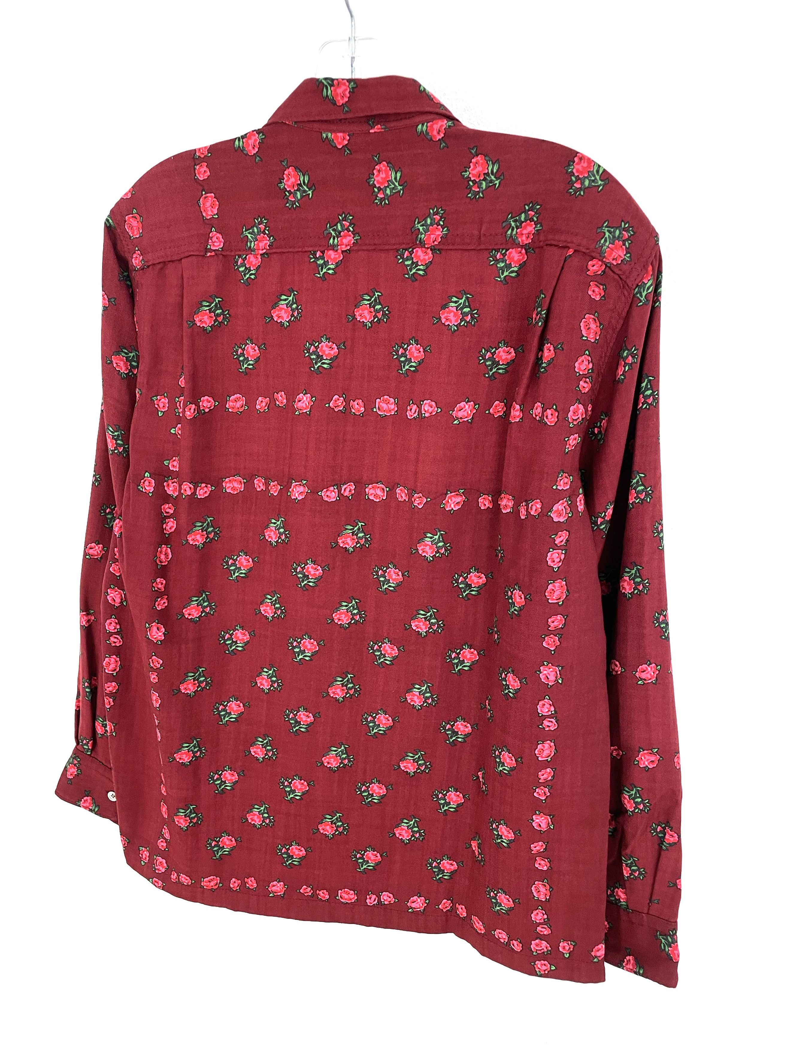 Comme des Garcons Homme 2003 Floral Wool Buttonup Size US M / EU 48-50 / 2 - 8 Thumbnail