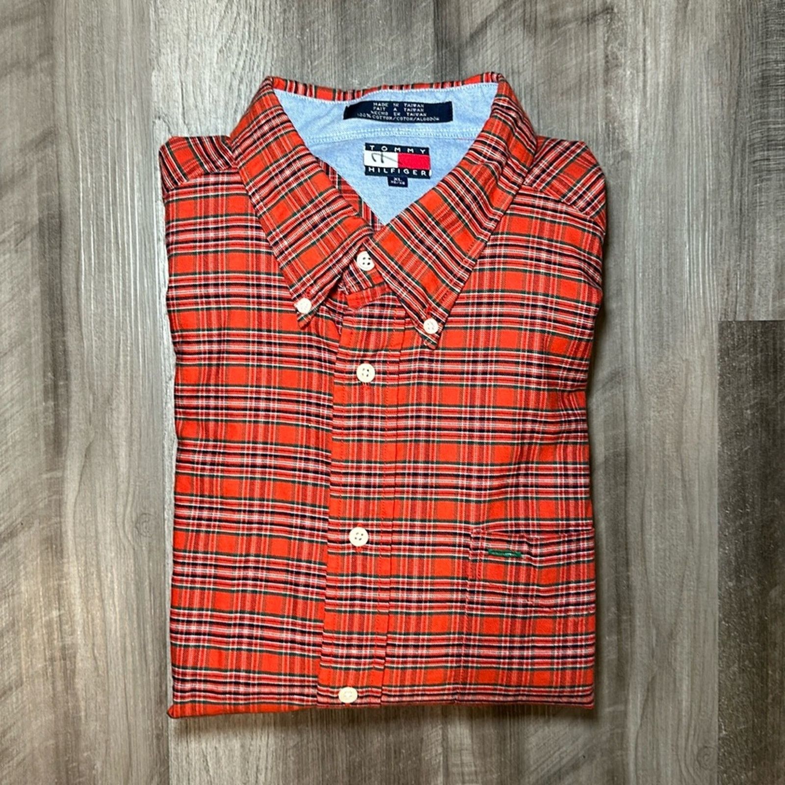 Tommy Hilfiger Tommy Hilfiger Vintage Long Sleeve Button Down - XL Size US XL / EU 56 / 4 - 1 Thumbnail