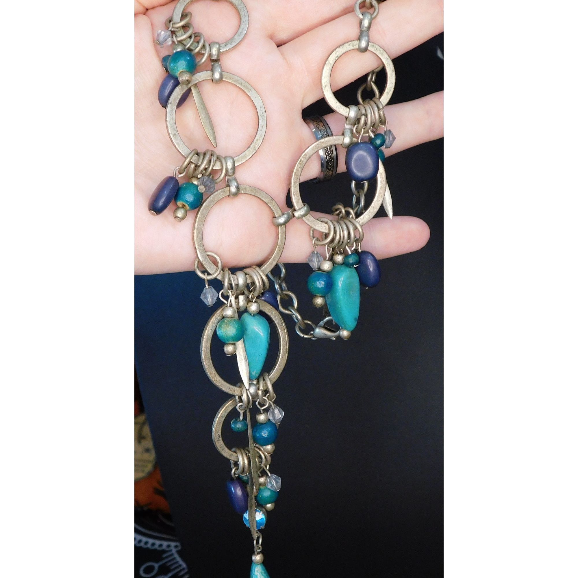 Other Abstract Bohemian Loop And Charm Y Necklace Size ONE SIZE - 2 Thumbnail