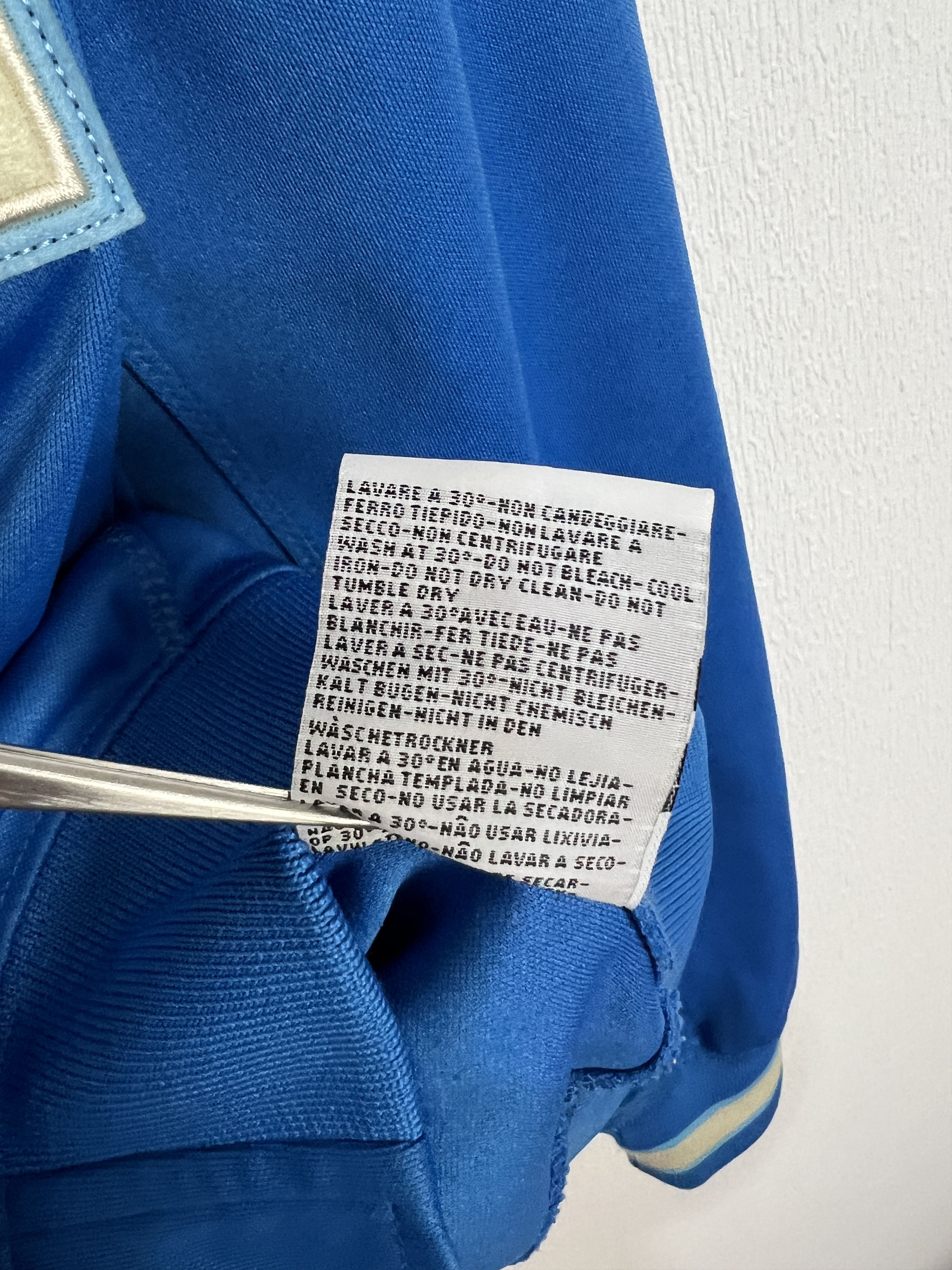 Kappa Vintage Kappa Italy Football Sweatshirt Soccer Jacket Blue Size US M / EU 48-50 / 2 - 9 Thumbnail