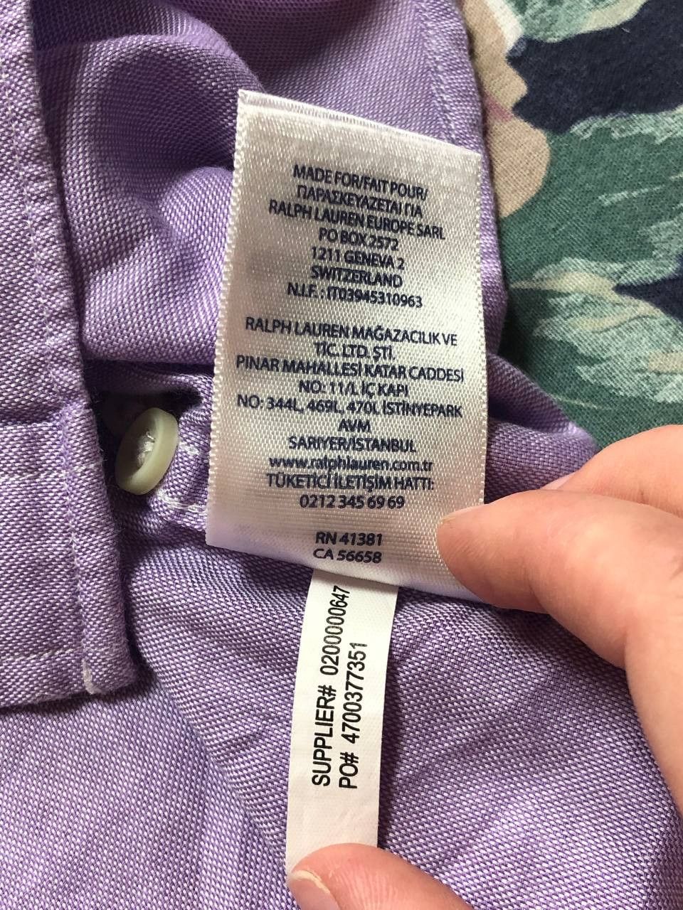 Polo Ralph Lauren Vintage Polo Ralph Lauren Chambray Oxford Fit Size L Size US L / EU 52-54 / 3 - 5 Thumbnail